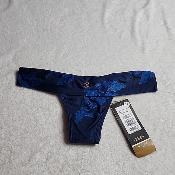 NWT VIX Paulahermanny Bia Tube Bottom Color Quizas Indigo Size XS - Picture 5 of 11